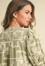 Emily Embroidered Shift Dress