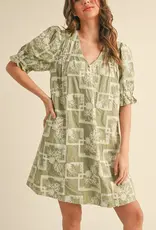 Emily Embroidered Shift Dress