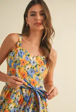 Fabulous Floral Scalloped Dress