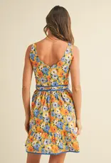 Fabulous Floral Scalloped Dress