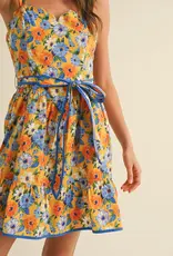 Fabulous Floral Scalloped Dress