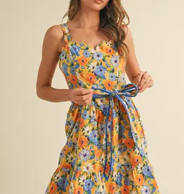 Fabulous Floral Scalloped Dress