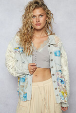 Tanya Twill Woven Floral Jacket