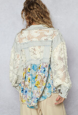 Tanya Twill Woven Floral Jacket