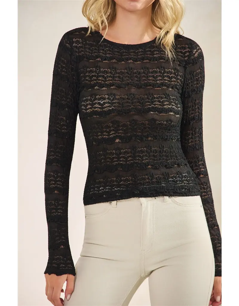 Scallop Lace Top