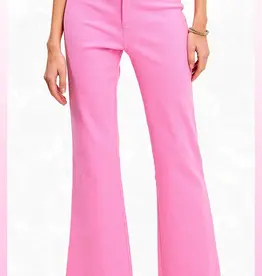 Stretchy High Waisted Flare Pants