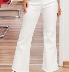 Stretchy High Waisted Flare Pants