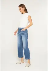 High Rise Cropped Wide Leg with Patch Pkt