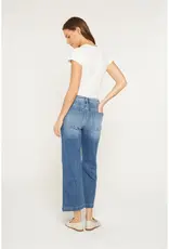 High Rise Cropped Wide Leg with Patch Pkt