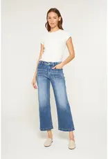 High Rise Cropped Wide Leg with Patch Pkt