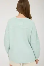 Exposed Seam Detail Knit Top