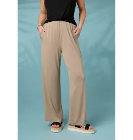 Soft Landing Pants with Pockets - Available in Taupe & Black