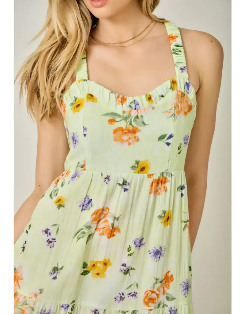 Debbie Double Gauze Tiered Long Dress