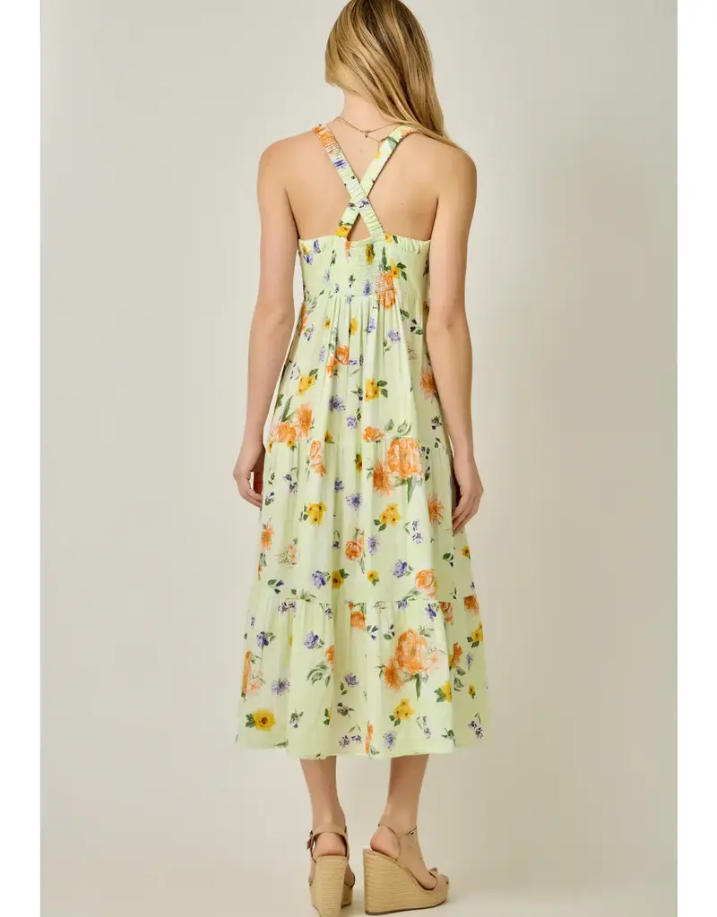 Debbie Double Gauze Tiered Long Dress