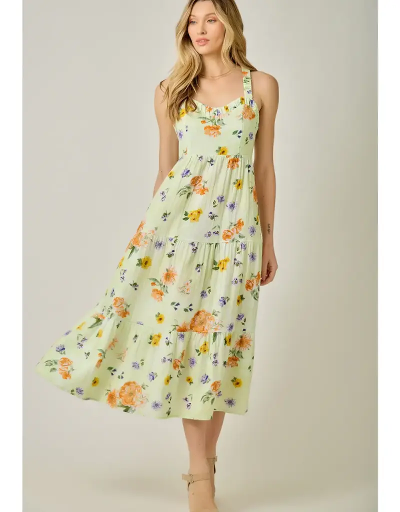 Debbie Double Gauze Tiered Long Dress