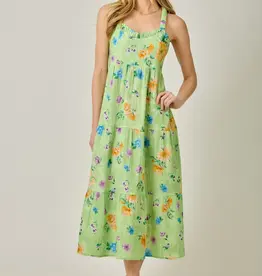 Debbie Double Gauze Tiered Long Dress