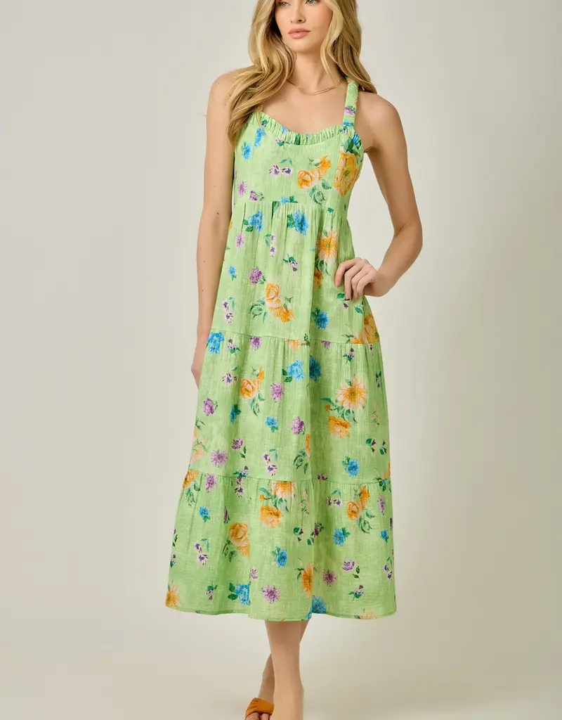 Debbie Double Gauze Tiered Long Dress