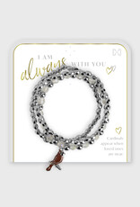 I am Always With You Bead Bracelet - Silver
