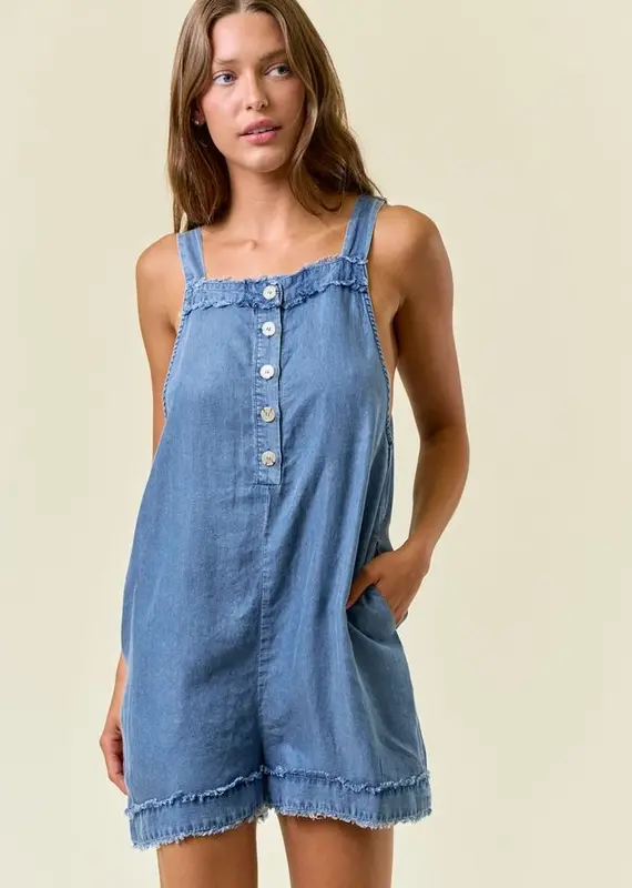 Happy Day Denim Romper