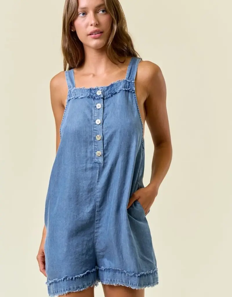 Happy Day Denim Romper