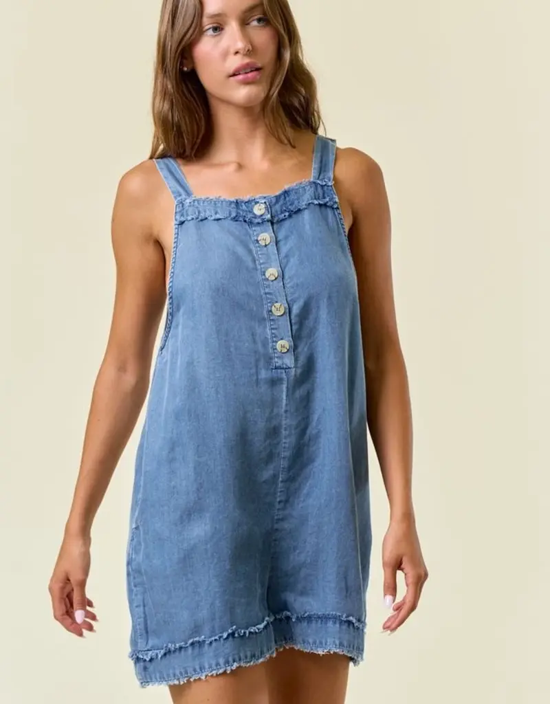Happy Day Denim Romper