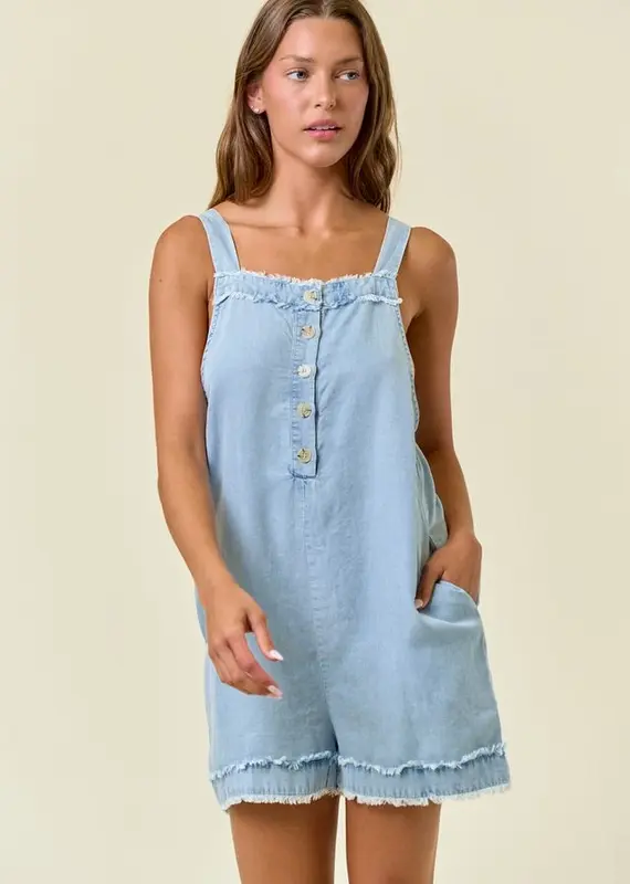 Happy Day Denim Romper