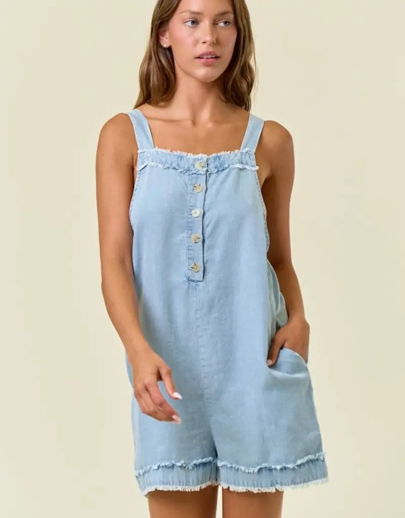 Happy Day Denim Romper