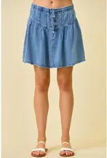 Chaddy Chambray Short Skirt