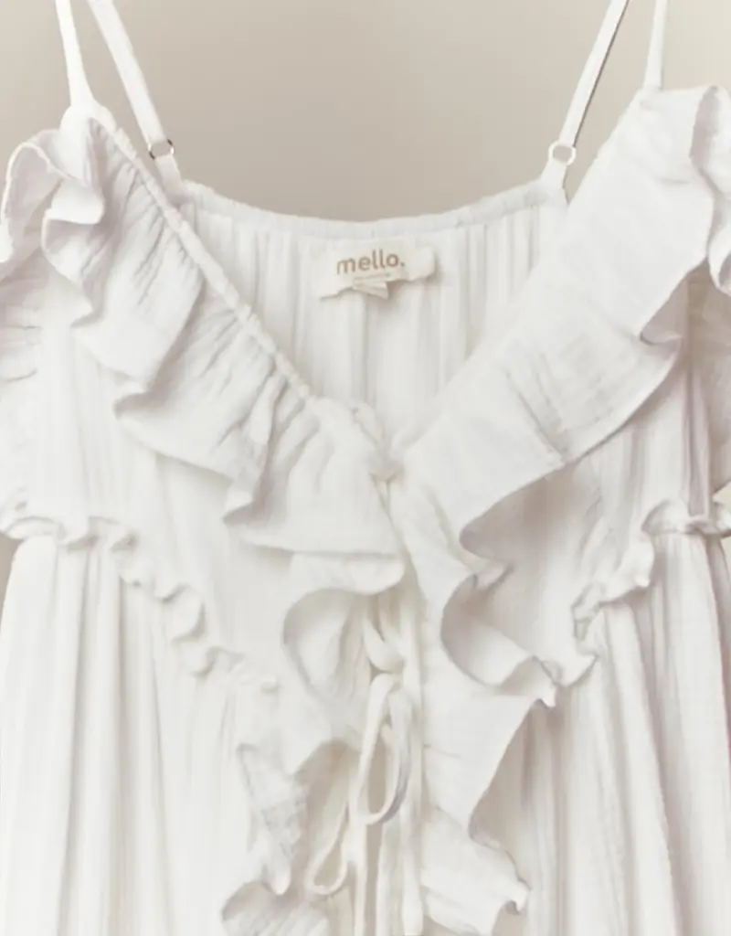 Rachel Ruffle Midi Dress