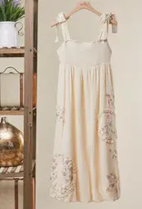 Peace Patchwork Midi Dress