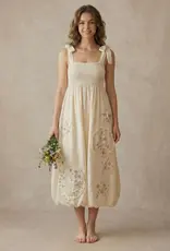 Peace Patchwork Midi Dress