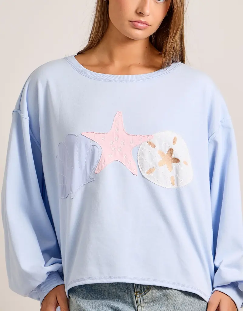 Sally Seashell Patchwork Top