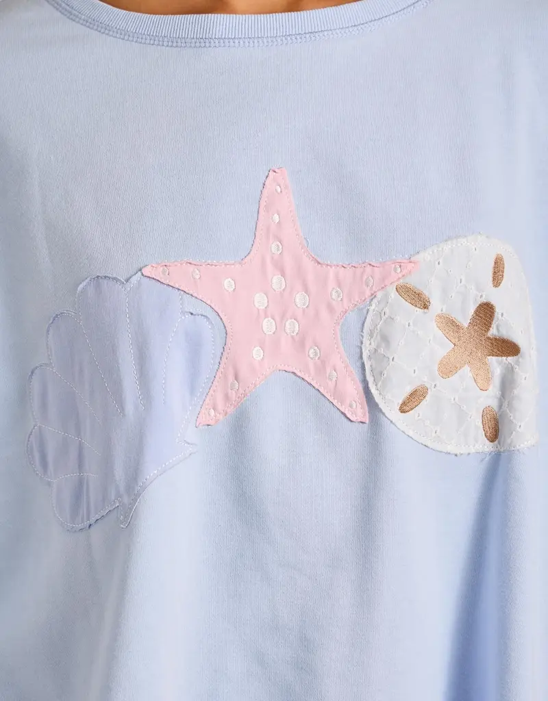 Sally Seashell Patchwork Top