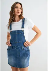 Bib Denim Overall Shorts