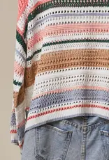 Stripe with Clover Patch on Left Chest