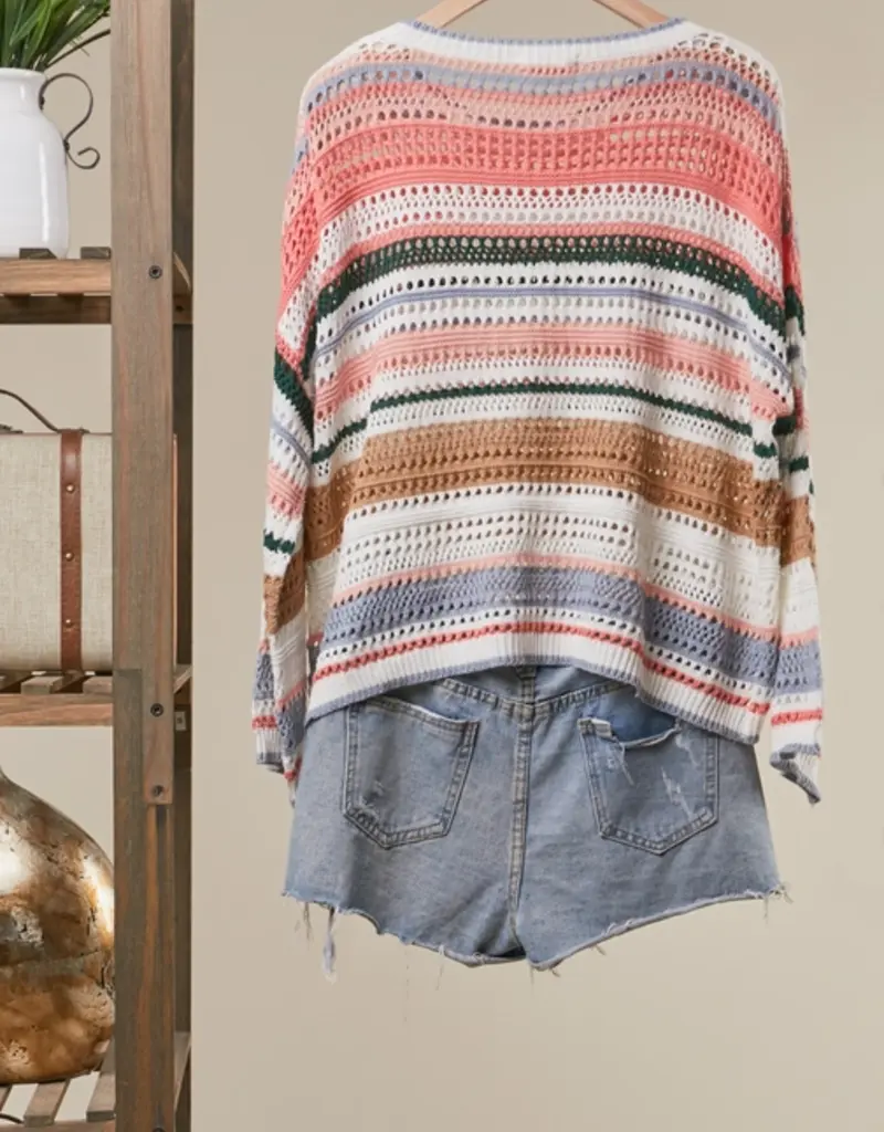 Stripe with Clover Patch on Left Chest