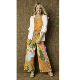 Torenia Printed Flowy Wide Leg Pant