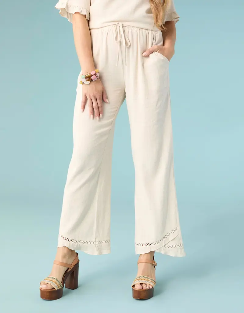 Layla Crossover Ruffle Pant