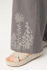 Ava Pant with Floral Embroidery