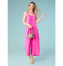 Madeline Sleeveless Romper with Ruffled Straps