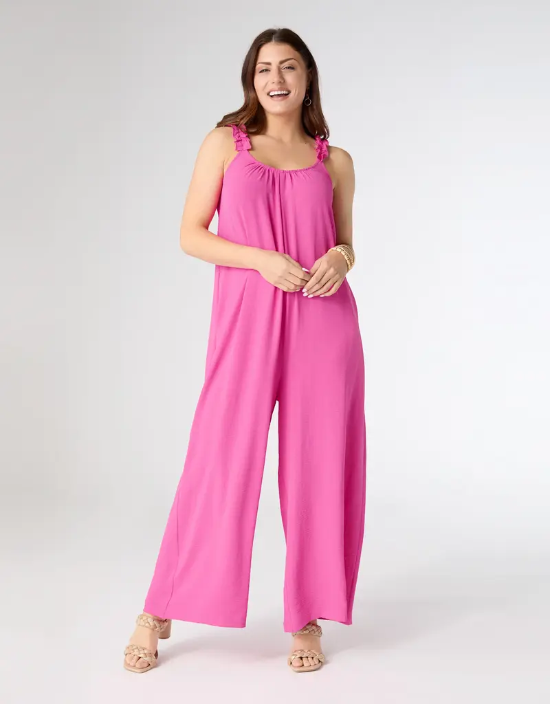 Madeline Sleeveless Romper with Ruffled Straps