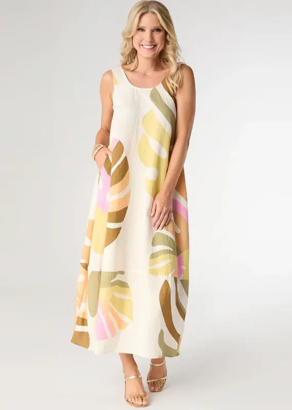 Nola Relaxed Tank Dress with Side Pockets