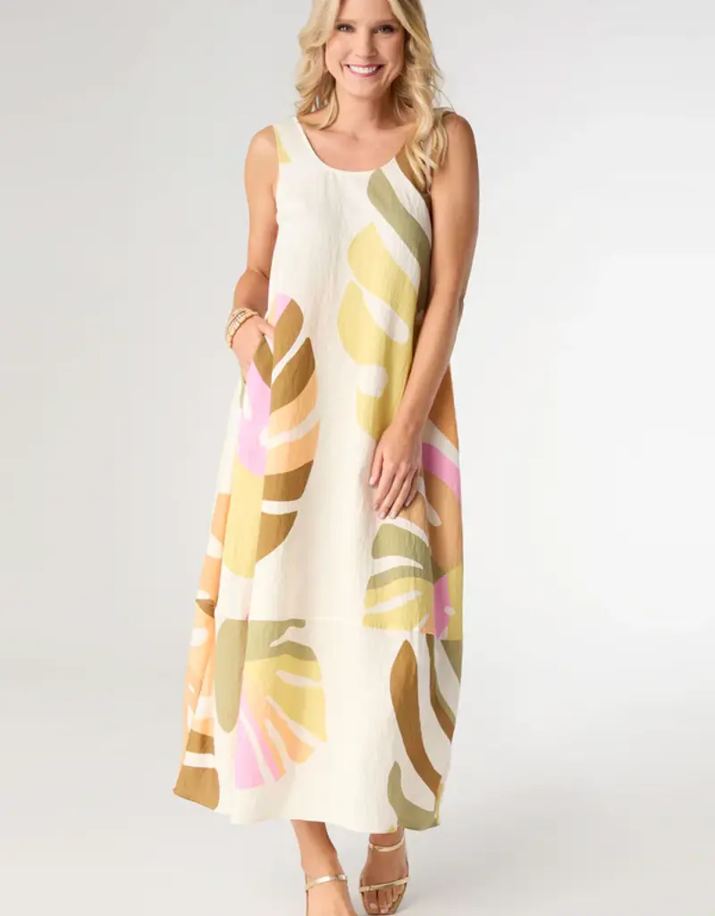Nola Relaxed Tank Dress with Side Pockets