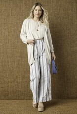 Vinca Wide Leg Striped Pant