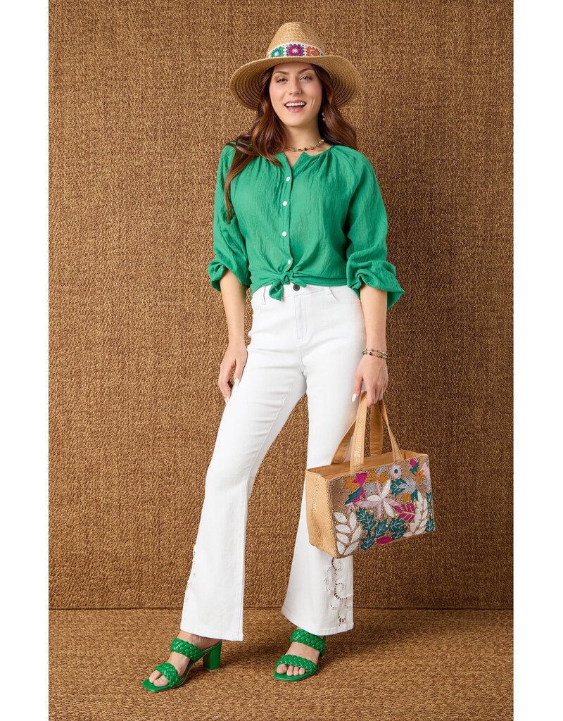 Kelly Flare Pant with Side Cut-Out Detail