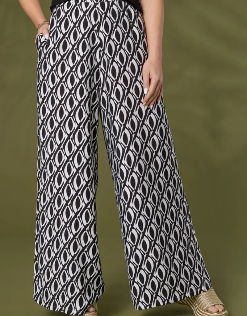Dinara Flowy Pant with Cinched Waist