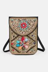 Artisan Beaded Crossbody - Desert Burst