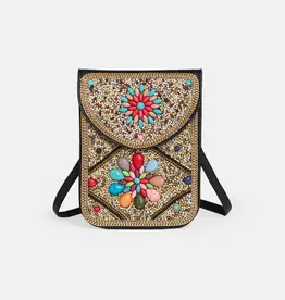 Artisan Beaded Crossbody - Desert Burst
