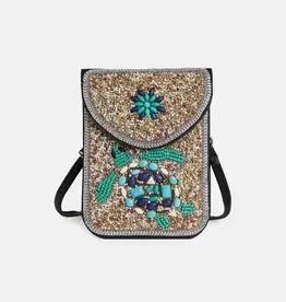 Artisan Beaded Crossbody - Sea Turtle