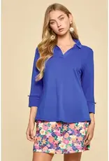 Lightweight Sun-Cool 3/4 Sleeve Top